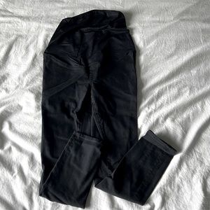Madewell maternity skinny jean black-full panel-size 26
